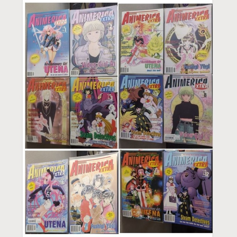 Animerica Extra COMPLETE VOL. 4 - no. 1-12 Excellent Vintage Condition